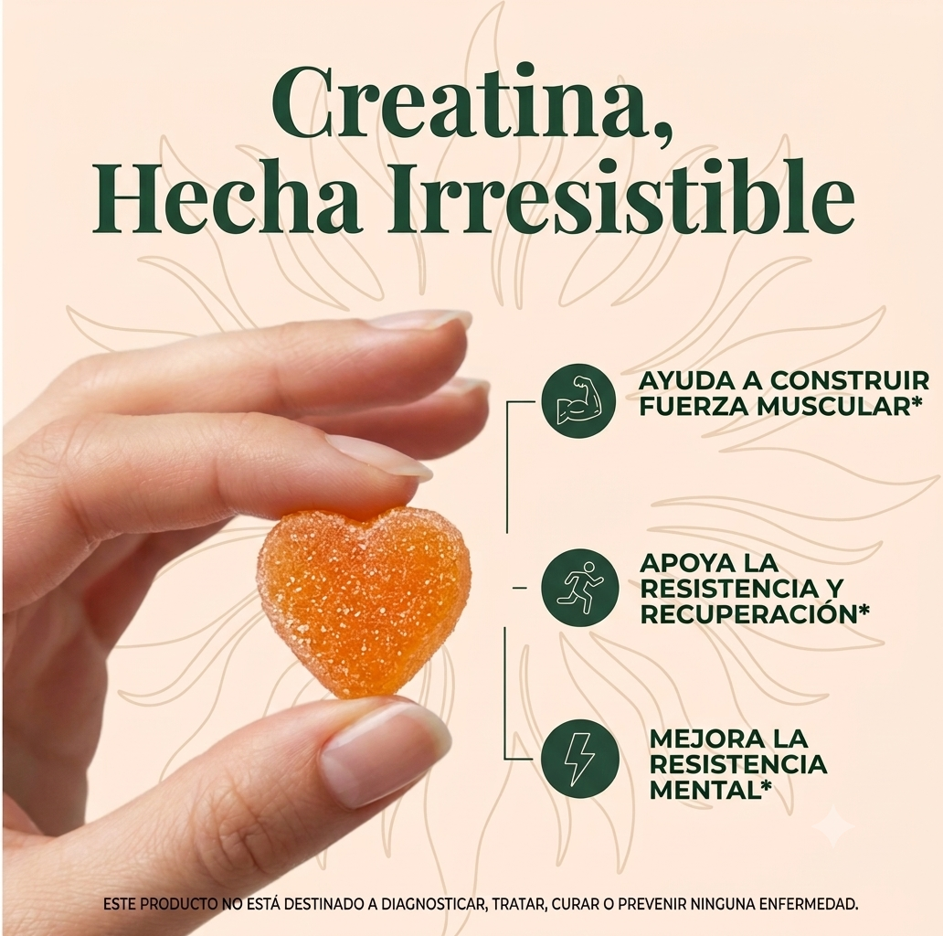 GOMITAS CREATINA MUJERES
