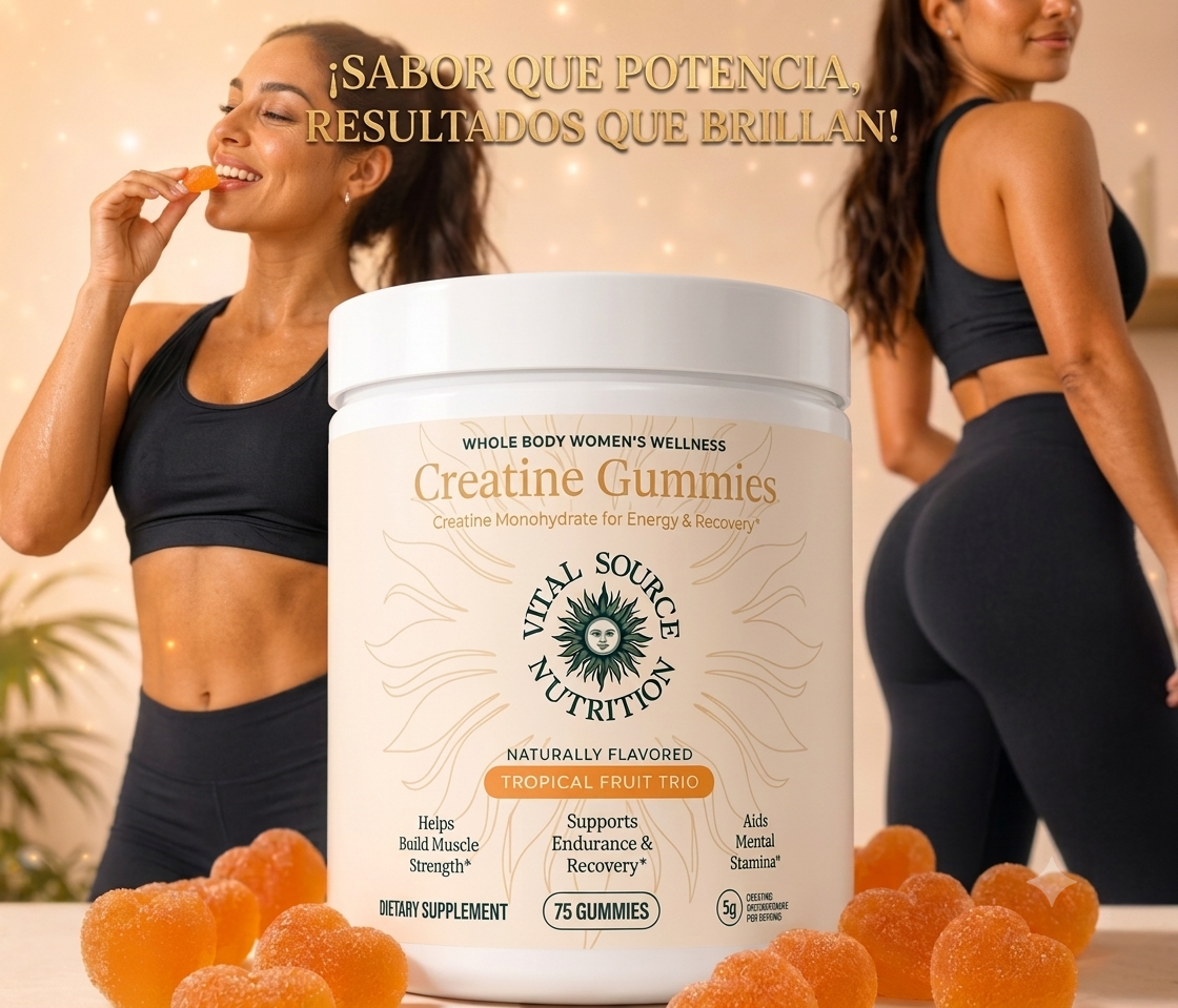 GOMITAS CREATINA MUJERES