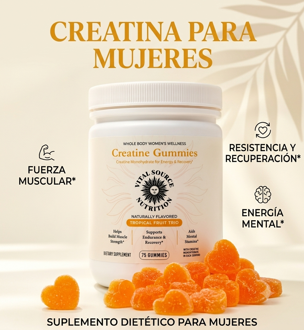 GOMITAS CREATINA MUJERES